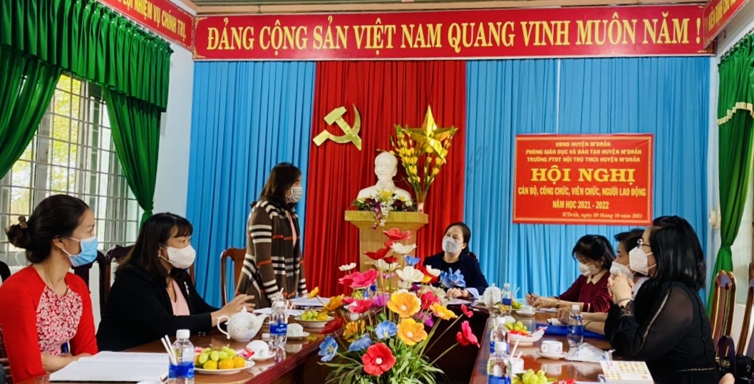 Kiểm tra công tác tổ chức dạy học trực tiếp tại các cơ sở giáo dục trên địa bàn huyện M’Drắk