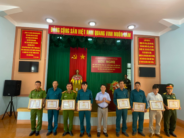 Huyện Ea H’Leo rút kinh nghiệm công tác tuyển quân năm 2022