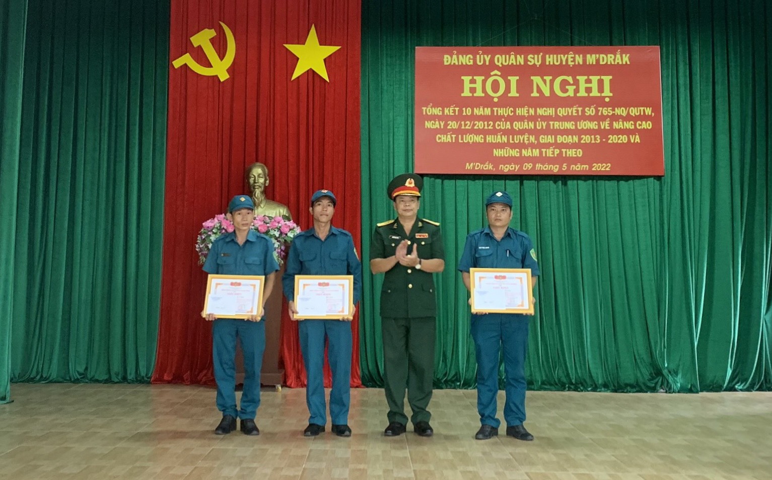 Tổng kết 10 năm thực hiện Nhị quyết số 765-NQ/QUTW về nâng cao chất lượng huấn luyện