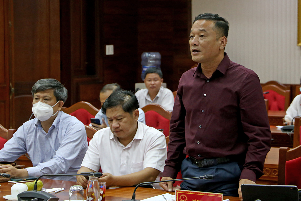 UBND tỉnh làm việc với đoàn công tác của Bộ Nông nghiệp và Phát triển nông thôn về dân di cư tự do