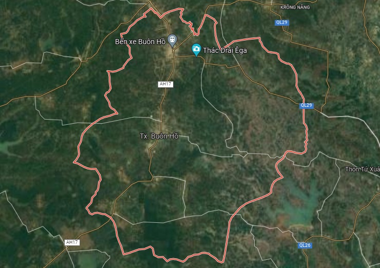 Quyết định phê duyệt Quy hoạch sử dụng đất đến năm 2030 thị xã Buôn Hồ, tỉnh Đắk Lắk