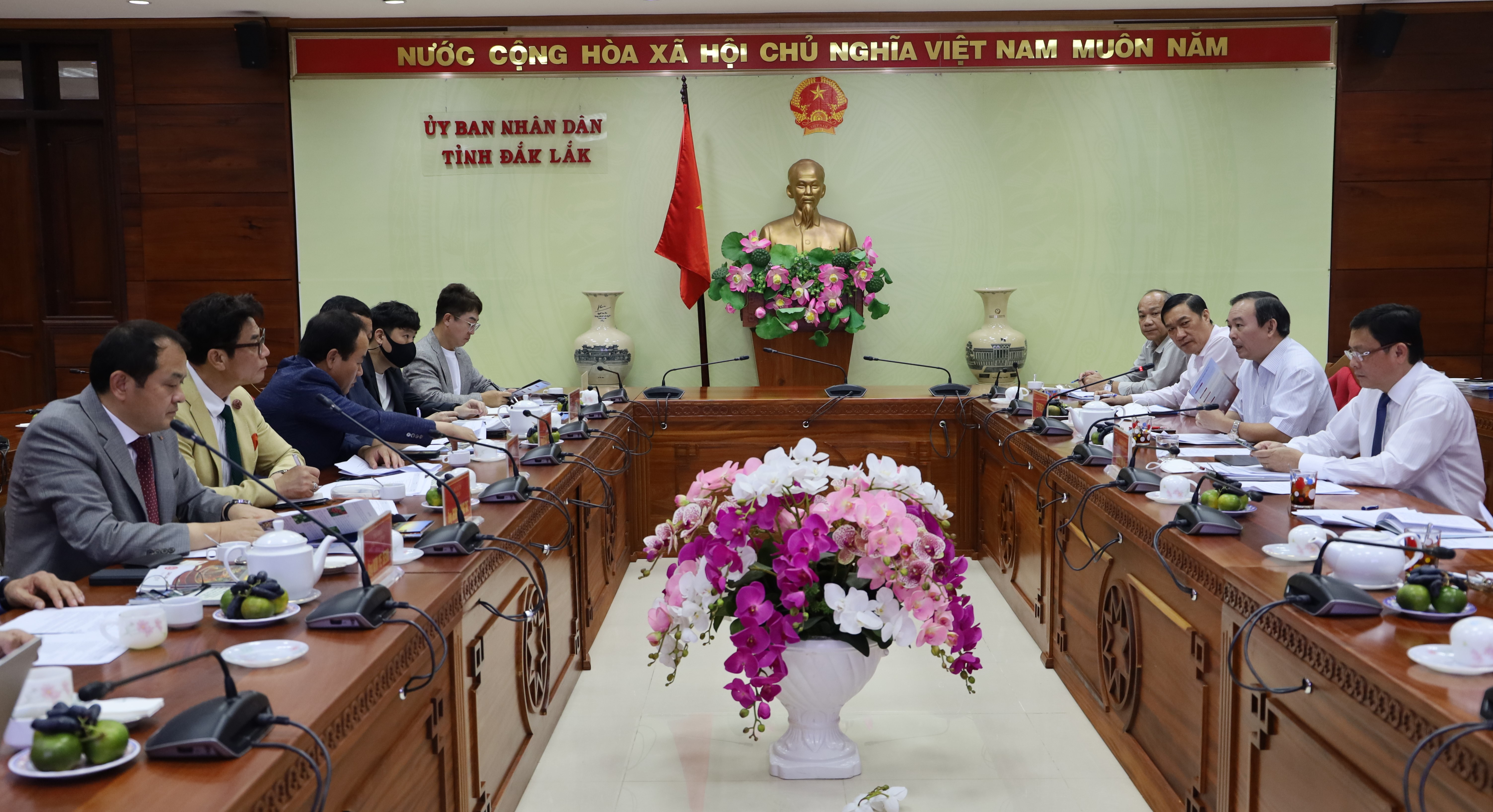 Các doanh nghiệp Hàn Quốc tìm hiểu cơ hội đầu tư tại Đắk Lắk