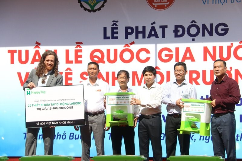 A launching ceremony in response to the National Week of Clean Water and Environmental Sanitation 2022