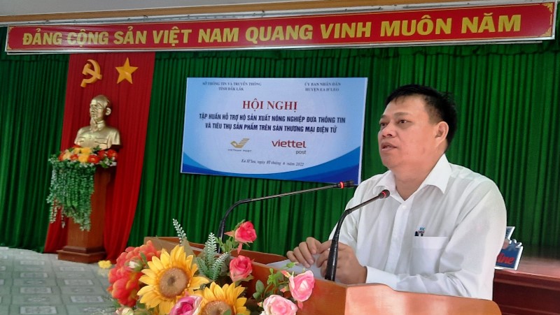 Huyện Ea H’Leo tập huấn hỗ trợ đưa các sản phẩm nông nghiệp lên sàn thương mại điện tử