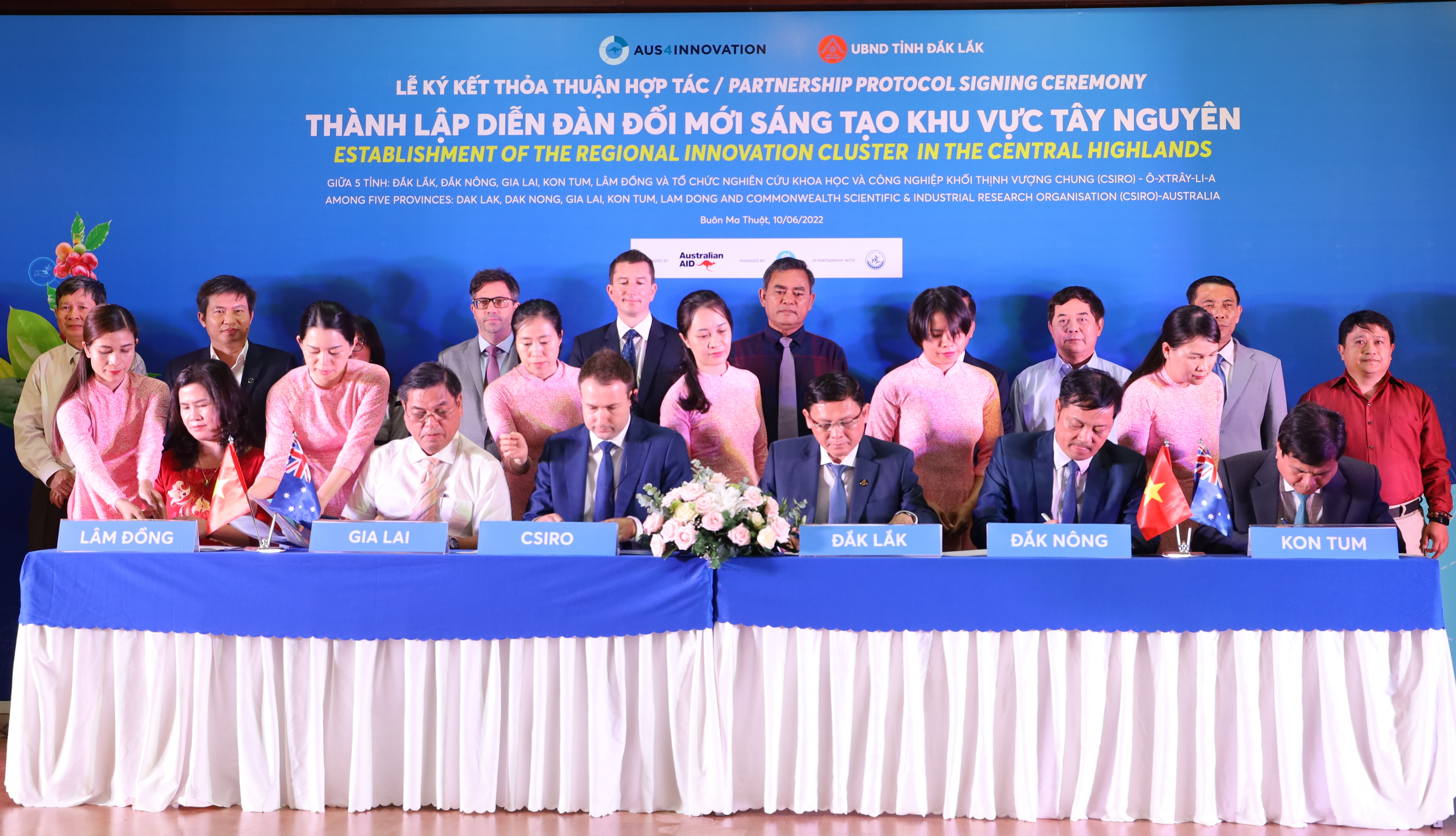 Ký kết thỏa thuận hợp tác thành lập Diễn đàn đổi mới sáng tạo khu vực Tây Nguyên