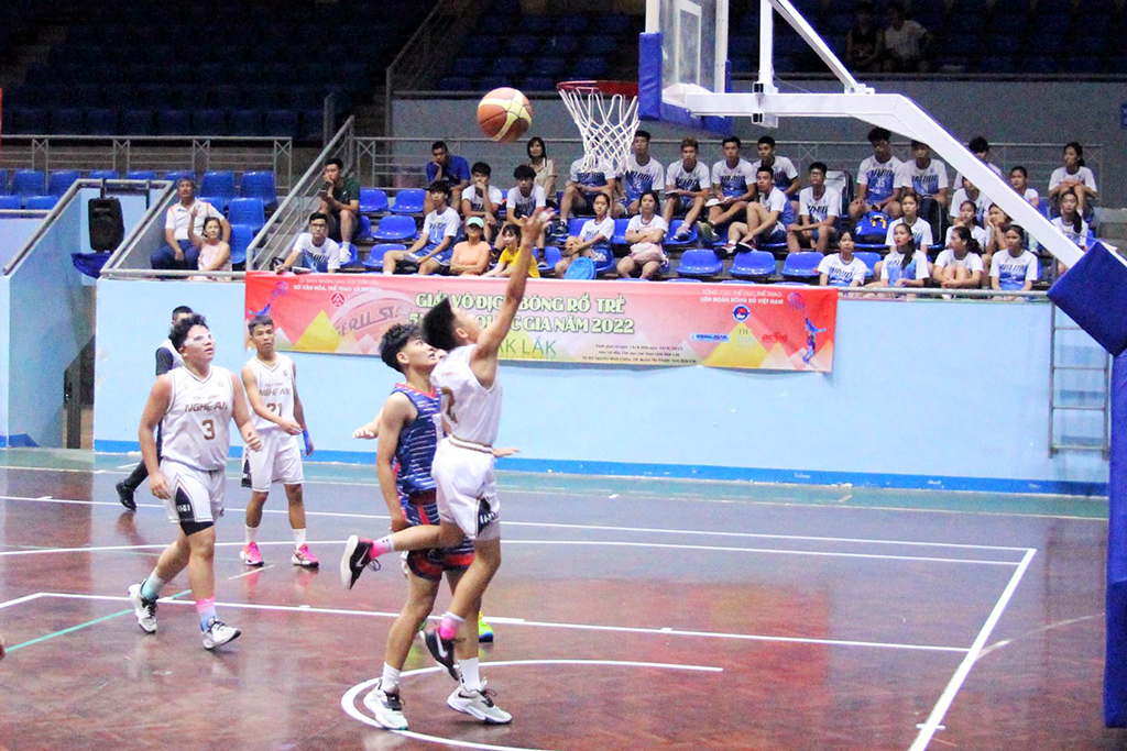 15 đội bóng dự Giải vô địch Bóng rổ trẻ 5x5 U16 quốc gia năm 2022