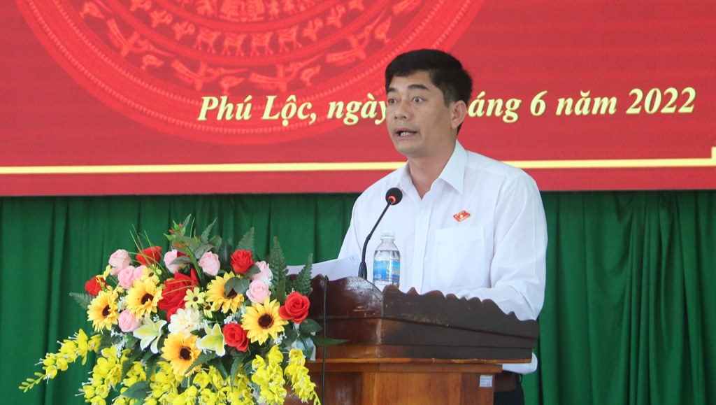 Đoàn đại biểu Quốc hội tiếp xúc cử tri tại huyện Krông Năng