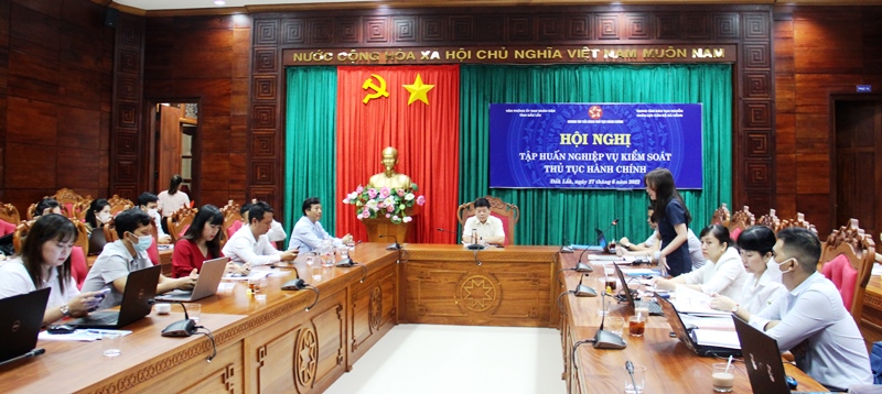 Tập huấn nghiệp vụ kiểm soát thủ tục hành chính