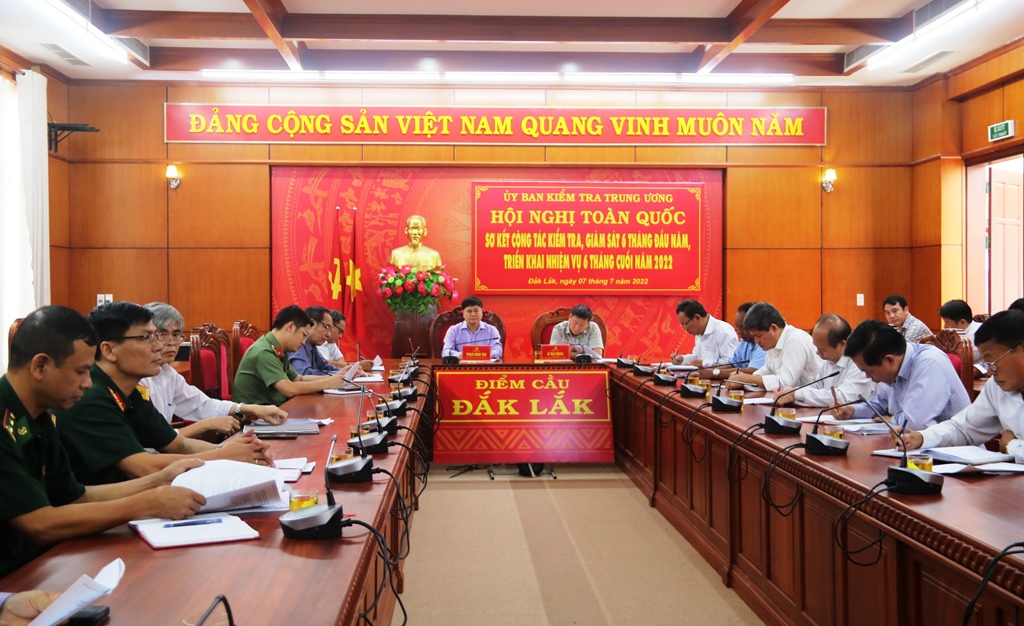 Hội nghị toàn quốc sơ kết công tác kiểm tra, giám sát 6 tháng đầu năm 2022