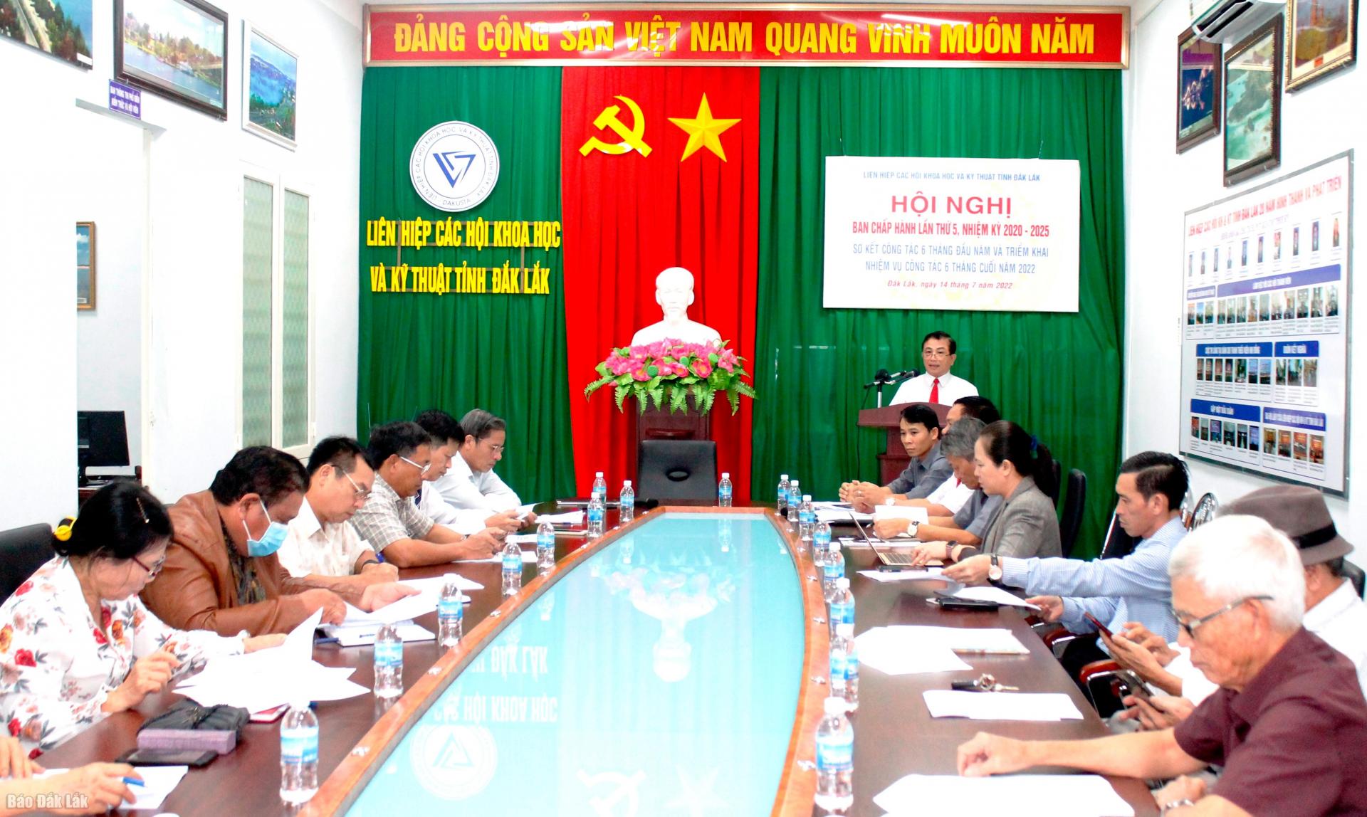 Liên hiệp các Hội Khoa học và Kỹ thuật tỉnh: Tập trung tư vấn, phản biện và giám định xã hội các chương trình, đề án quan trọng