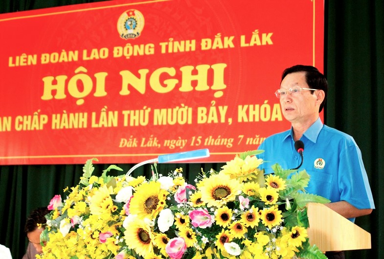 Hội nghị Ban Chấp hành Liên đoàn Lao động tỉnh lần thứ 17, khóa X