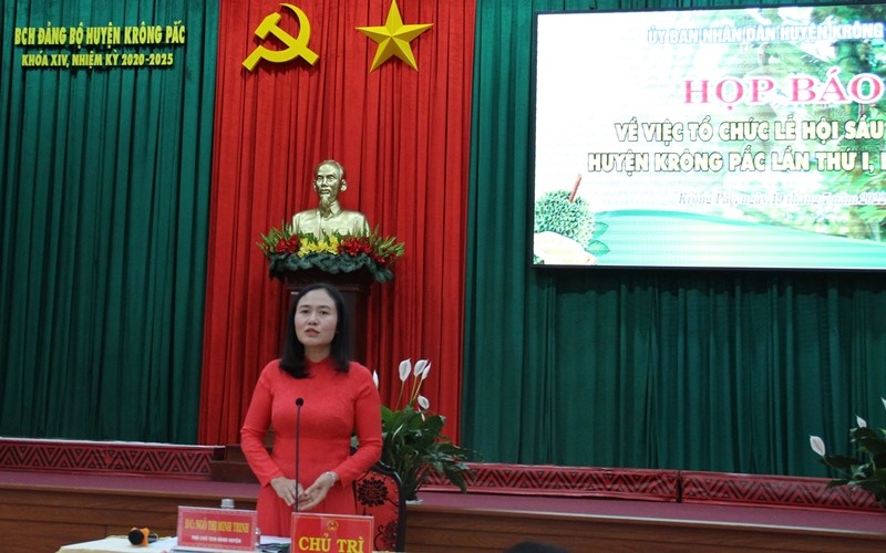 The durian festival in Krong Pac District from 1st to 3rd September 2022