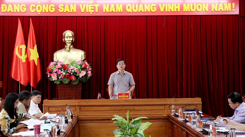 Hội nghị Ban Thường vụ Tỉnh ủy lần thứ 44