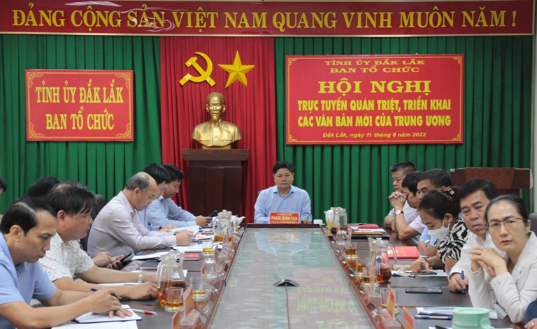 Hội nghị quán triệt, triển khai các văn bản mới của Trung ương