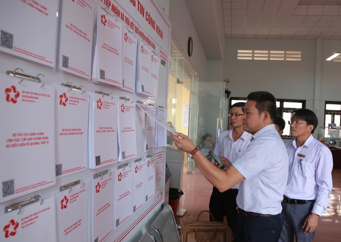 Krong Nang District needs to review, adjust and add administrative procedures to the iGate System