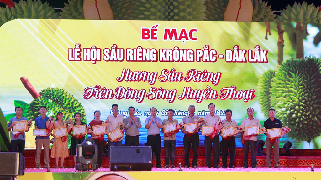 Bế mạc Lễ hội Sầu riêng Krông Pắc lần thứ I – năm 2022