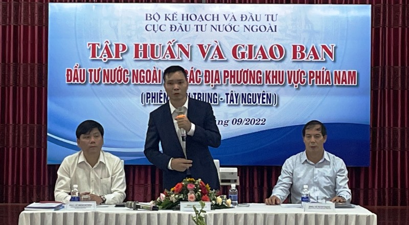 Tập huấn kiến thức đầu tư nước ngoài cho khu vực Miền Trung –Tây Nguyên năm 2022
