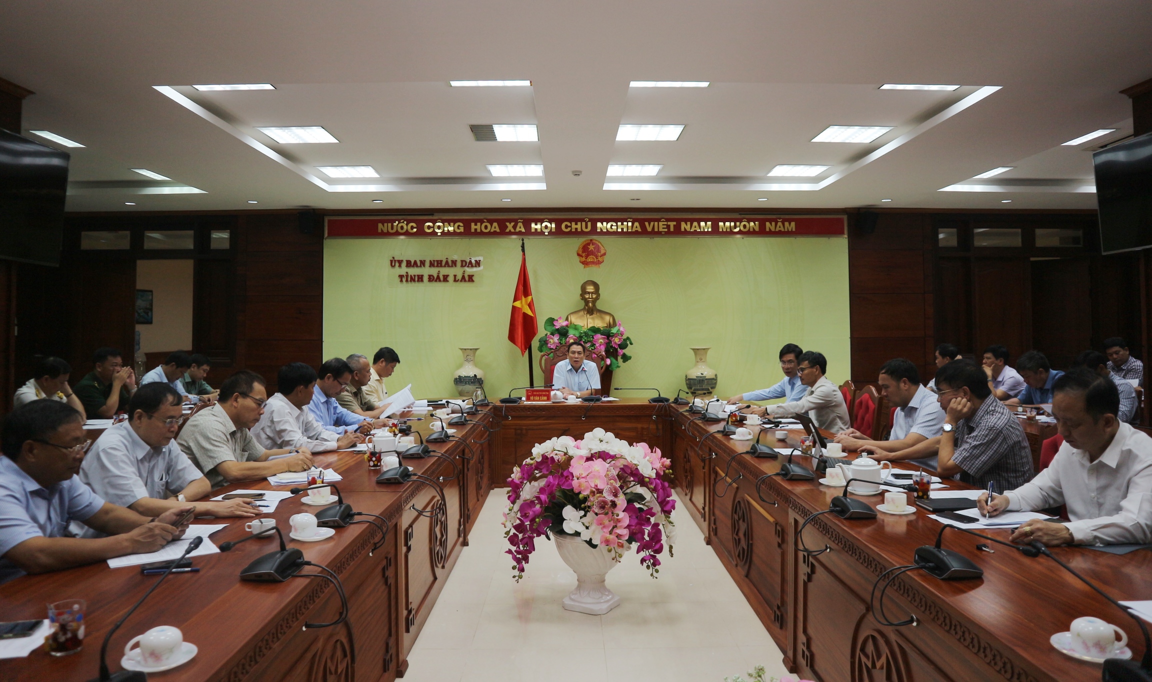 Họp chuyên đề về giao ban xây dựng cơ bản tháng 9/2022