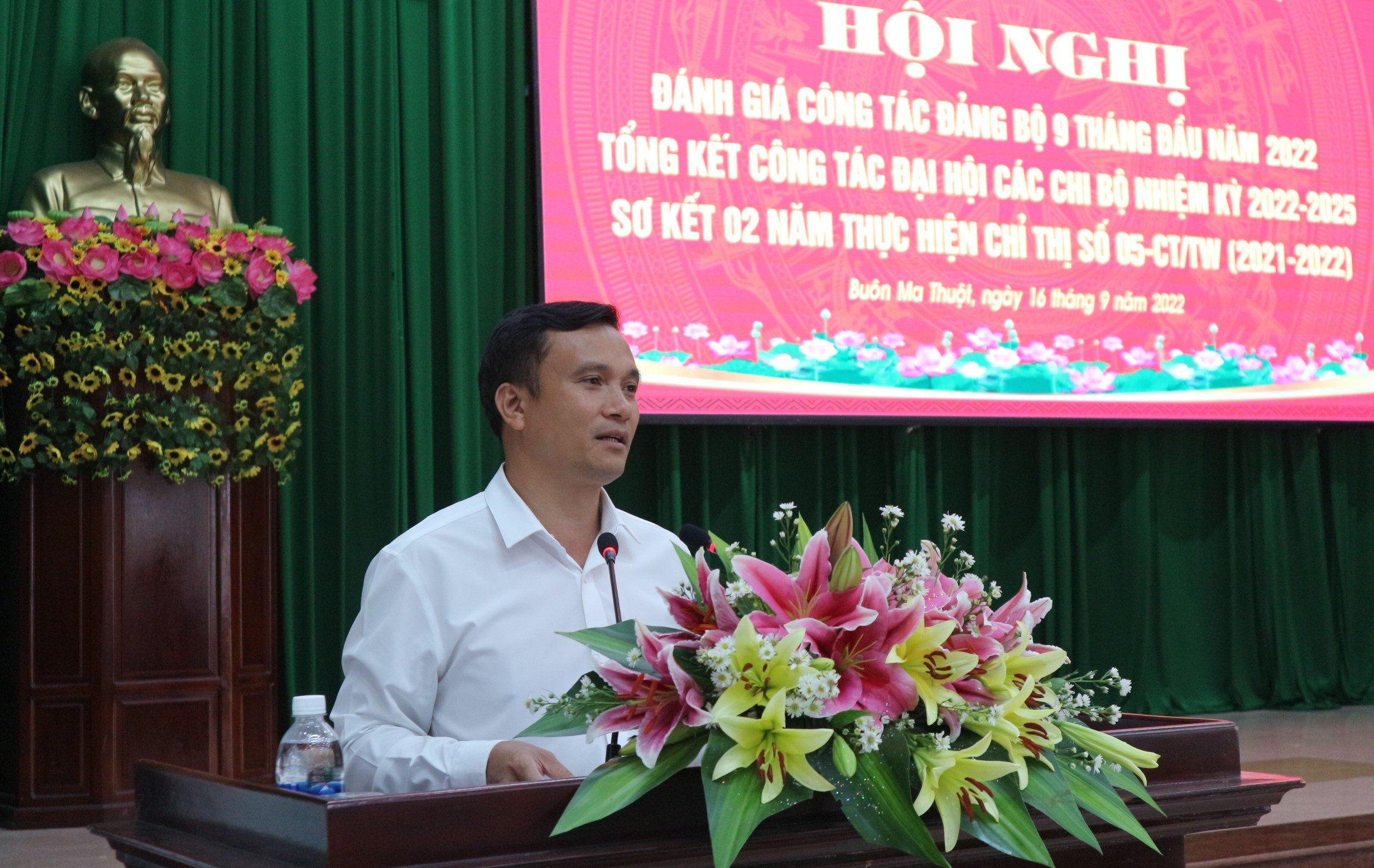 Đảng bộ cơ quan chính quyền thành phố Buôn Ma Thuột tổ chức Hội nghị đánh giá công tác 9 tháng đầu năm 2022