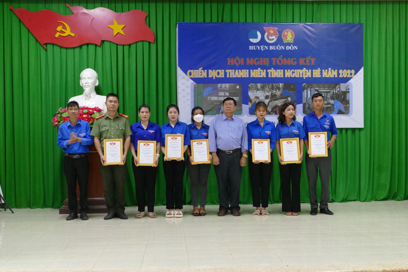 Nhiều hoạt động được tổ chức trong Chiến dịch Thanh niên tình nguyện hè năm 2022 ở huyện Buôn Đôn