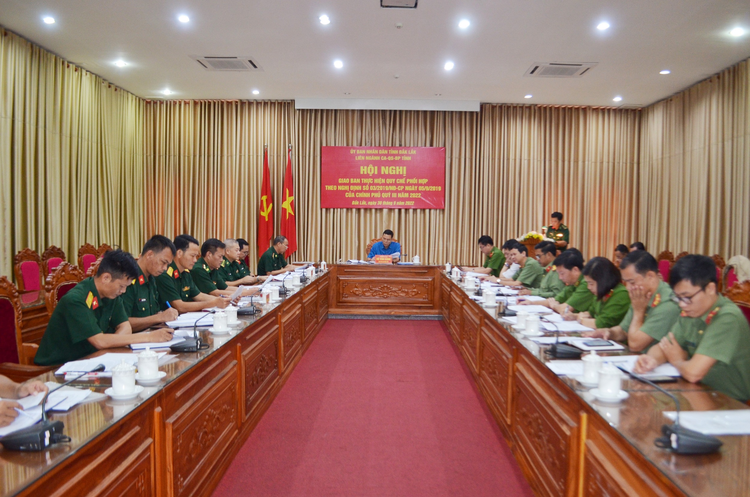 Nâng cao công tác phối hợp giữa Công an, Quân sự và Biên phòng