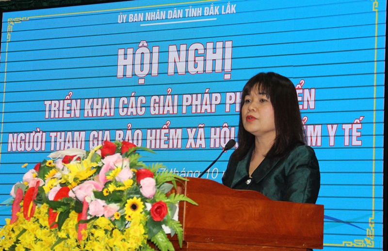 Đắk Lắk triển khai các giải pháp phát triển người tham gia bảo hiểm xã hội, bảo hiểm y tế.