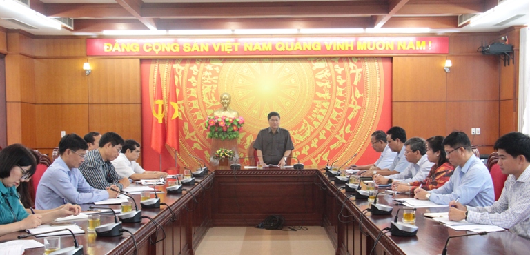 Giao ban công tác xây dựng Đảng quý III năm 2022