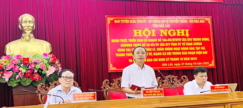 Đắk Lắk tăng cường quản lý, chấn chỉnh hoạt động báo chí, tạp chí, trang tin điện tử, mạng xã hội