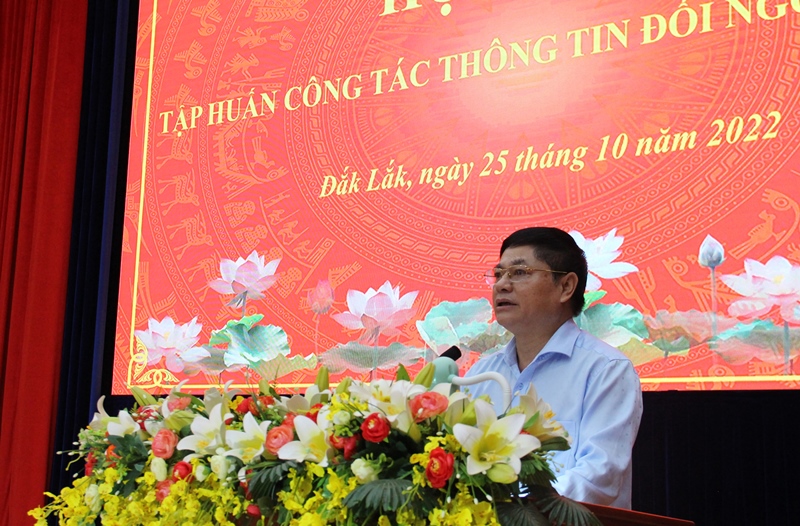 Hội nghị tập huấn công tác thông tin đối ngoại năm 2022