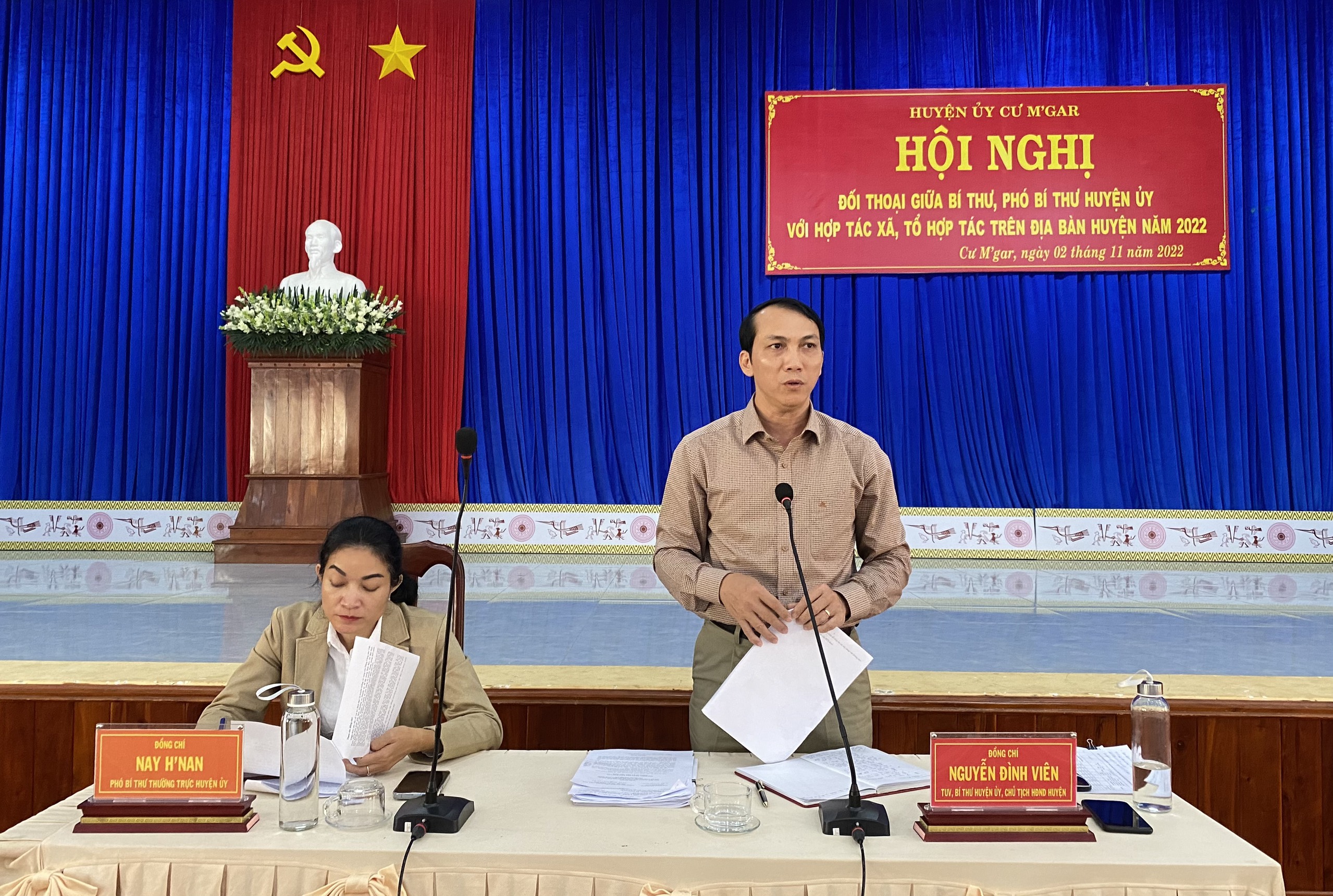 Huyện ủy Cư M’gar đối thoại với các hợp tác xã, tổ hợp tác trên địa bàn