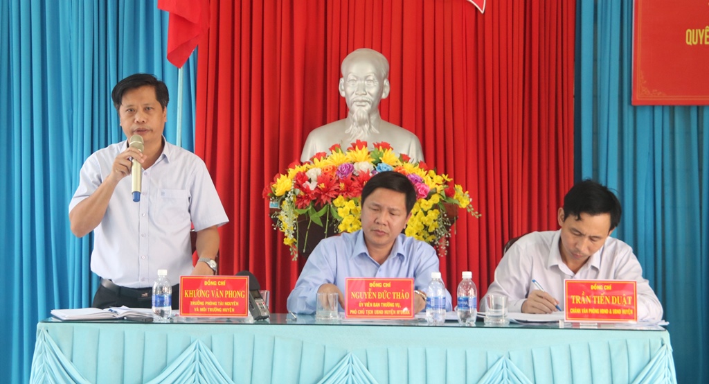 Huyện M’Drắk: Họp báo cung cấp thông tin về cưỡng chế thu hồi đất tại dự án Hồ Krông Pách Thượng