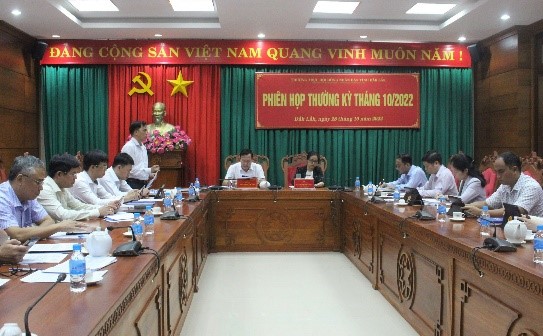 Standing Provincial People's Council meets for task implementation in November 2022