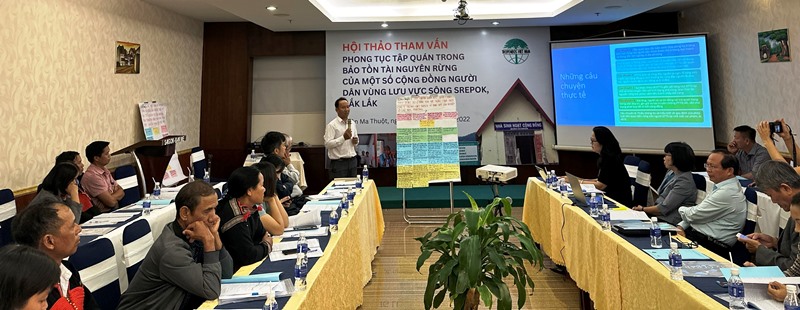 Duy trì phong tục tập quán của cộng đồng người dân trong bảo tồn tài nguyên rừng