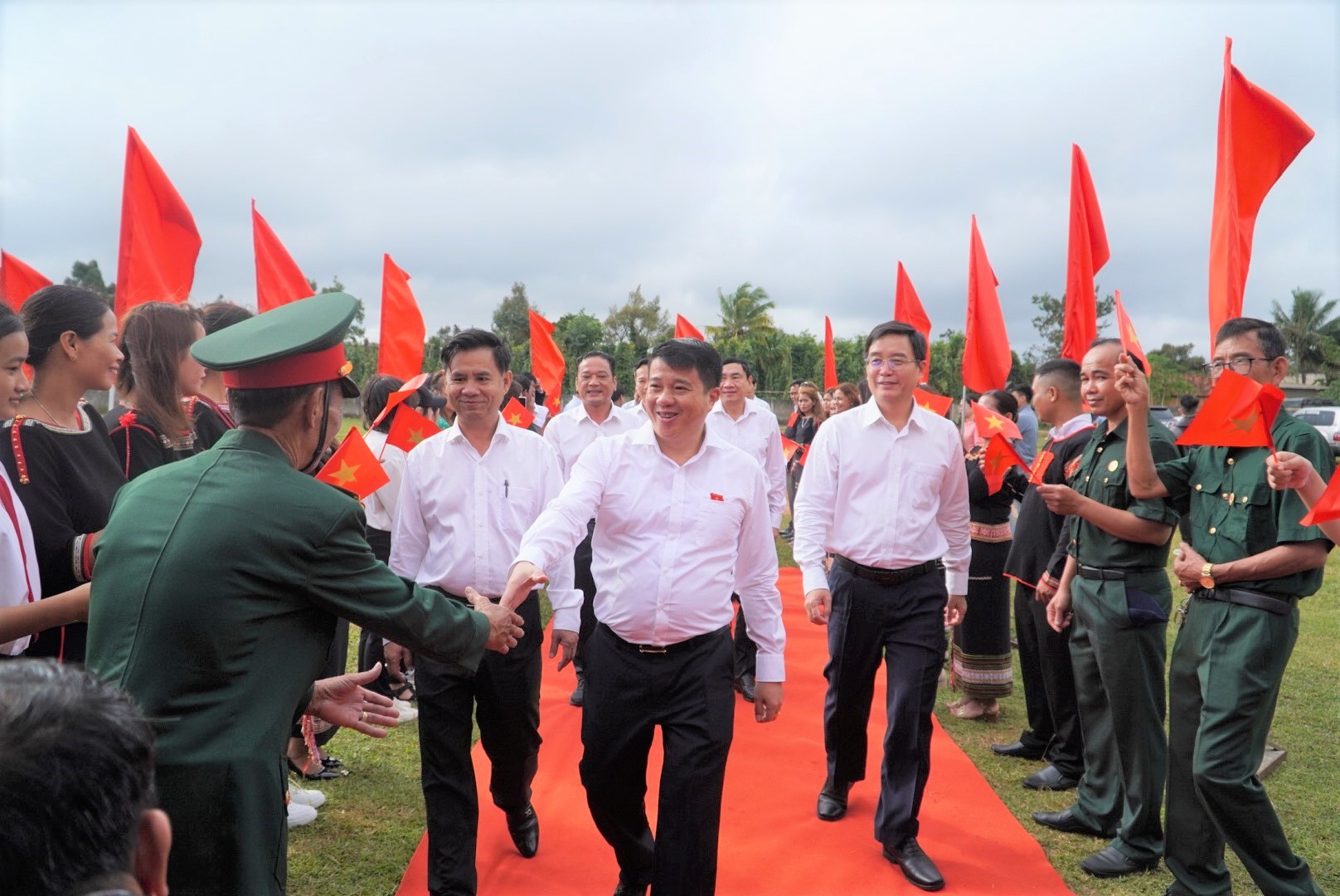 Tưng bừng Ngày hội đại đoàn kết toàn dân tộc tại buôn Ciết, xã Ea Tiêu (huyện Cư Kuin)