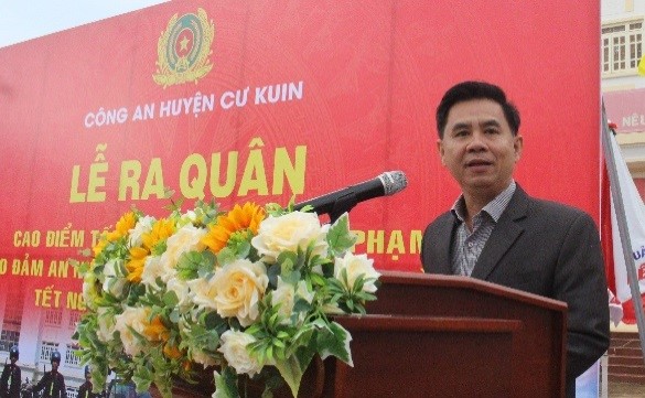 Launching the peak month to attack crime and ensure security and order during the Lunar New Year of the 2023