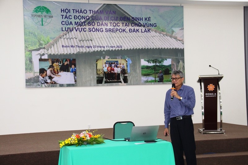 Hội thảo tác động của di cư đến sinh kế của một số dân tộc tại chỗ ở vùng lưu vực sông Sêrêpốk, Đắk Lắk