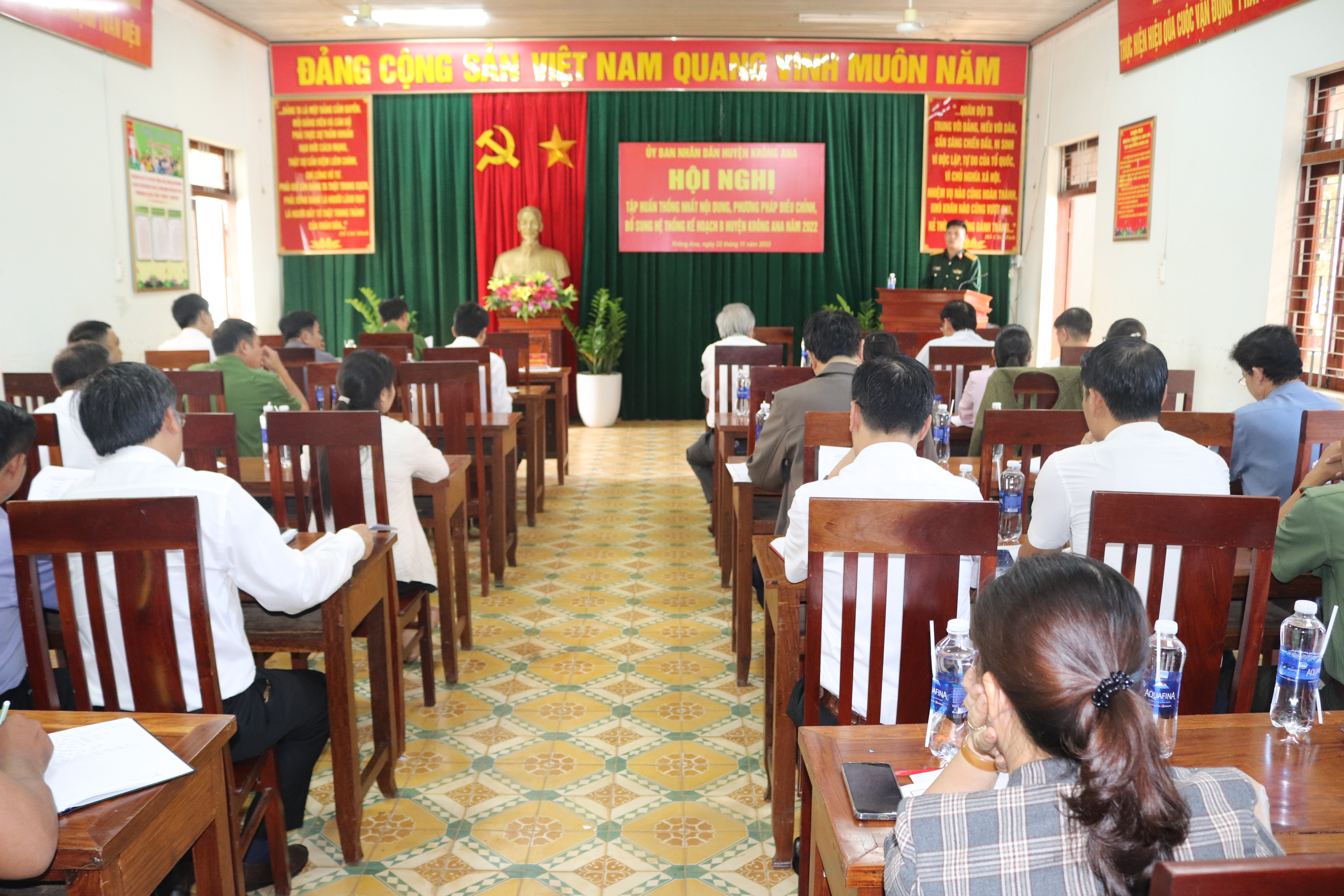 Tập huấn thống nhất nội dung, phương pháp điều chỉnh, bổ sung hệ thống kế hoạch B huyện Krông Ana năm 2022