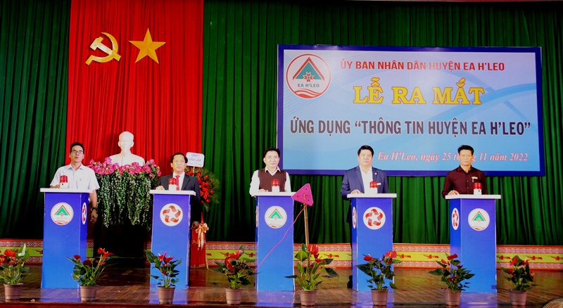 Ra mắt ứng dụng “Thông tin huyện Ea H’Leo”