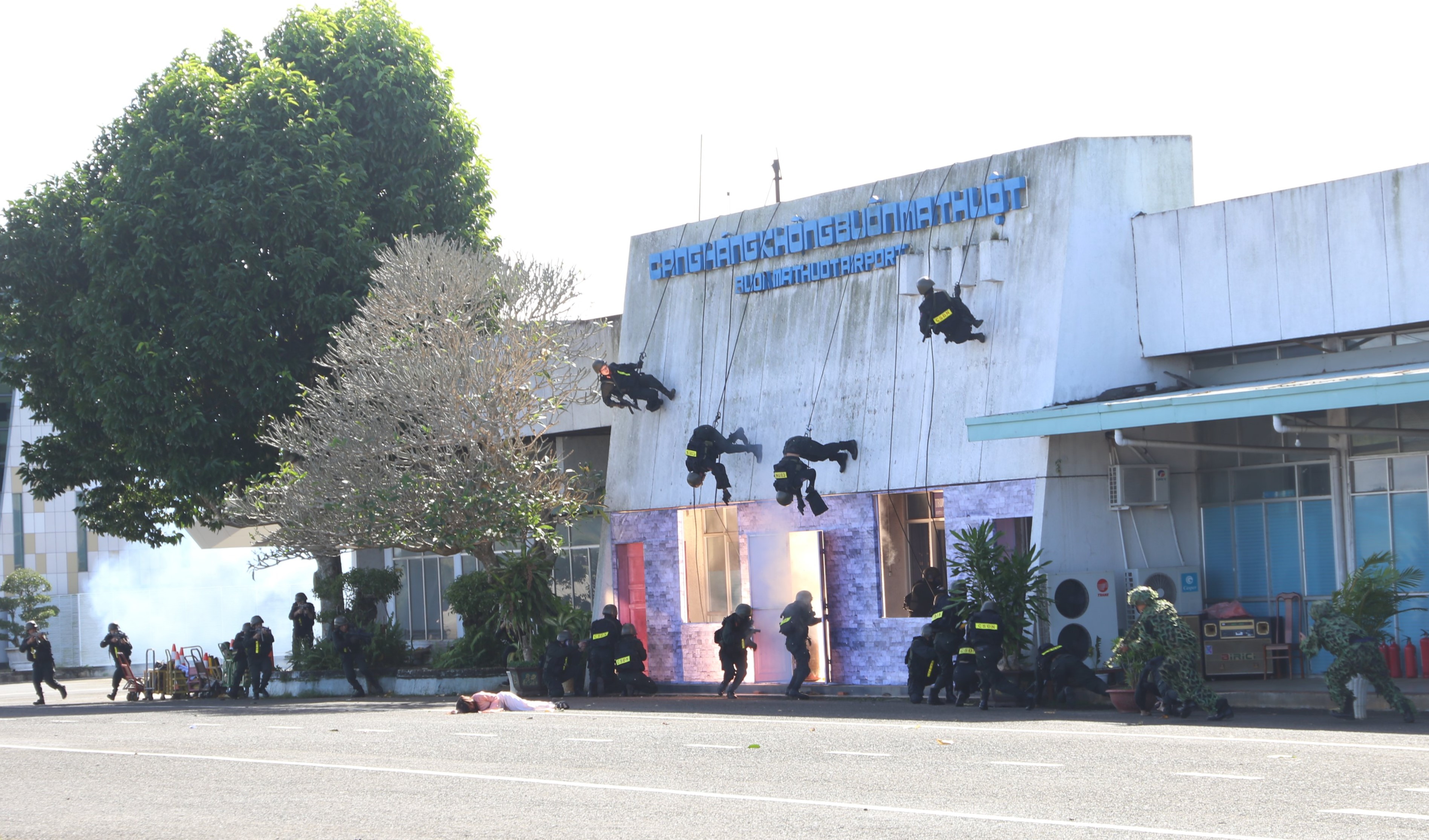 Diễn tập cấp quốc gia đối phó hành vi can thiệp bất hợp pháp vào hoạt động hàng không dân dụng