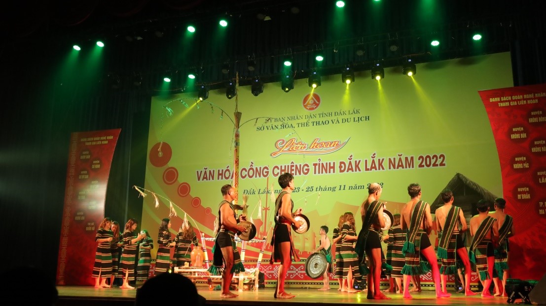 The 2nd Dak Lak Gong Culture Festival of 2022: Krong Nang district excellently won the first prize