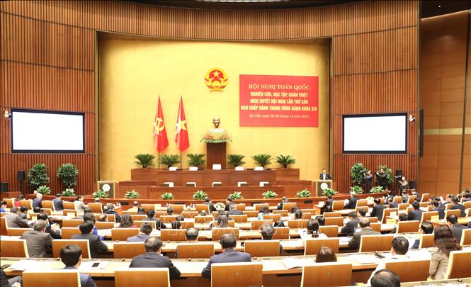 Hội nghị toàn quốc nghiên cứu, quán triệt Nghị quyết Hội nghị Trung ương 6