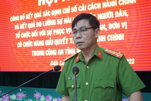 Announcement of Dak Lak Province Public Security Department’s 2022PAR index