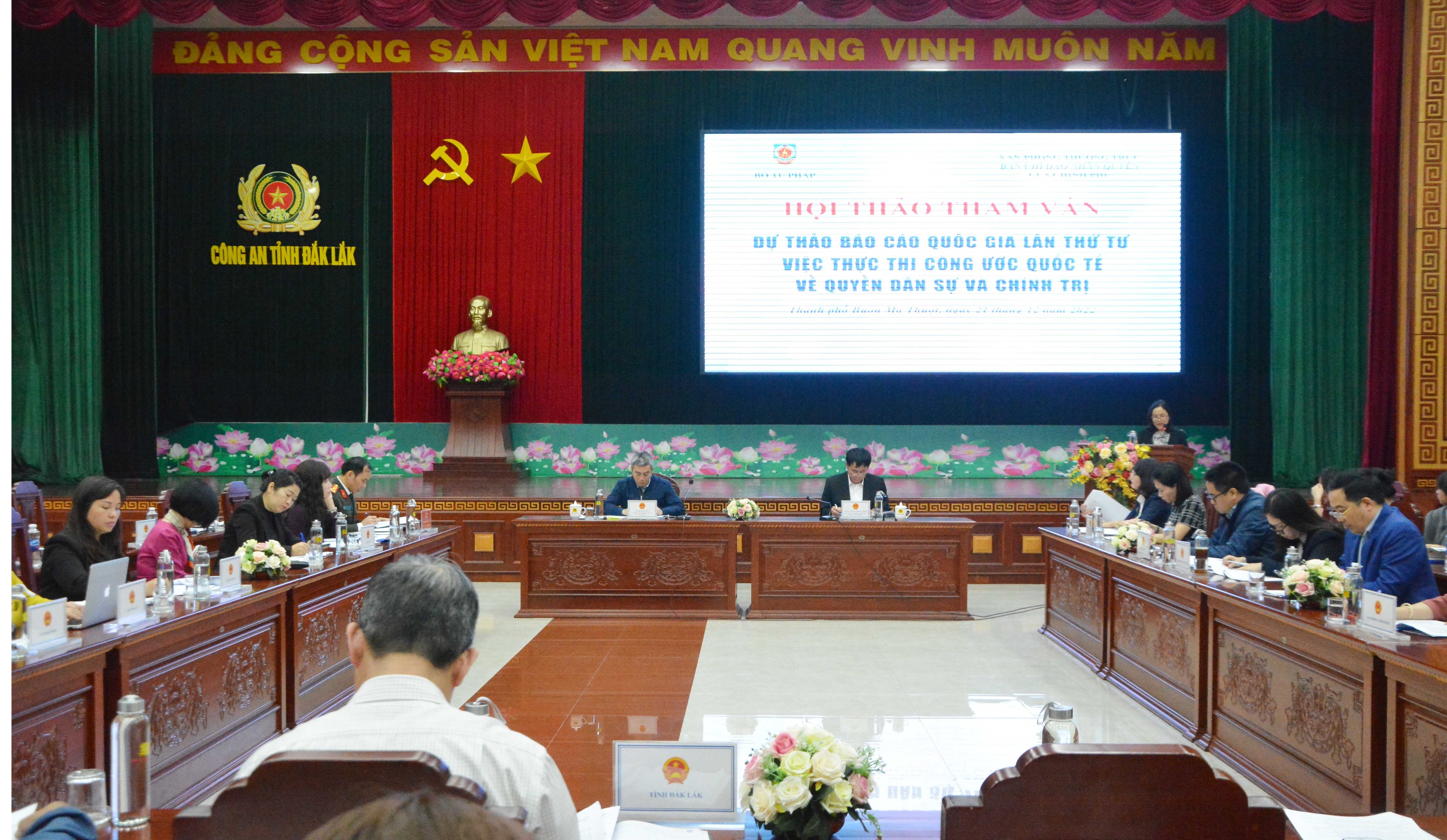 Hội thảo tham vấn dự thảo Báo cáo quốc gia lần thứ tư việc thực hiện Công ước quốc tế về các quyền dân sự - chính trị (Công ước ICCPR)