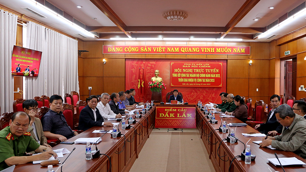 Ngành Nội chính Đảng triển khai nhiệm vụ năm 2023