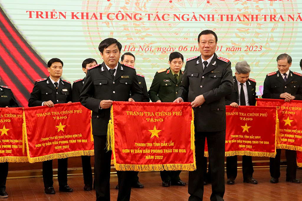 Hội nghị trực tuyến triển khai công tác ngành Thanh tra năm 2023