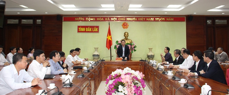 UBND tỉnh làm viêc với các Ngân hàng tham gia các hoạt động và tài trợ cho Lễ hội Cà phê Buôn Ma Thuột lần thứ 8 năm 2023