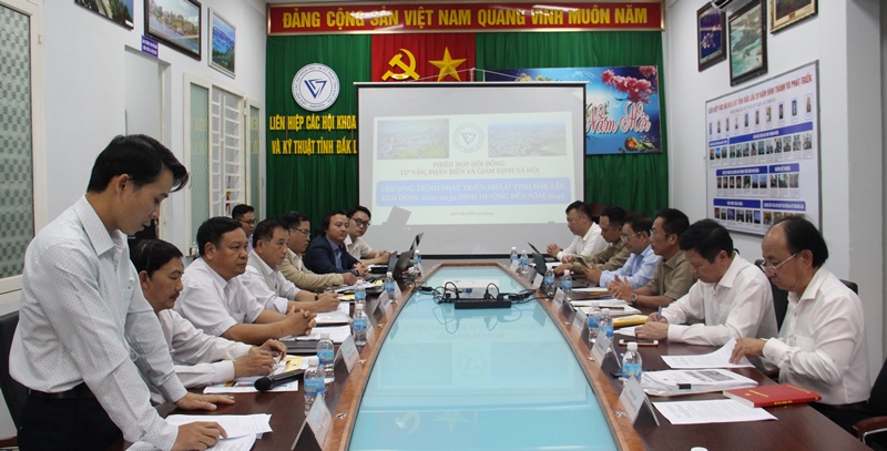 Tư vấn, phản biện và giám định xã hội Chương trình phát triển nhà ở tỉnh Đắk Lắk giai đoạn 2021 – 2030, định hướng đến năm 2045