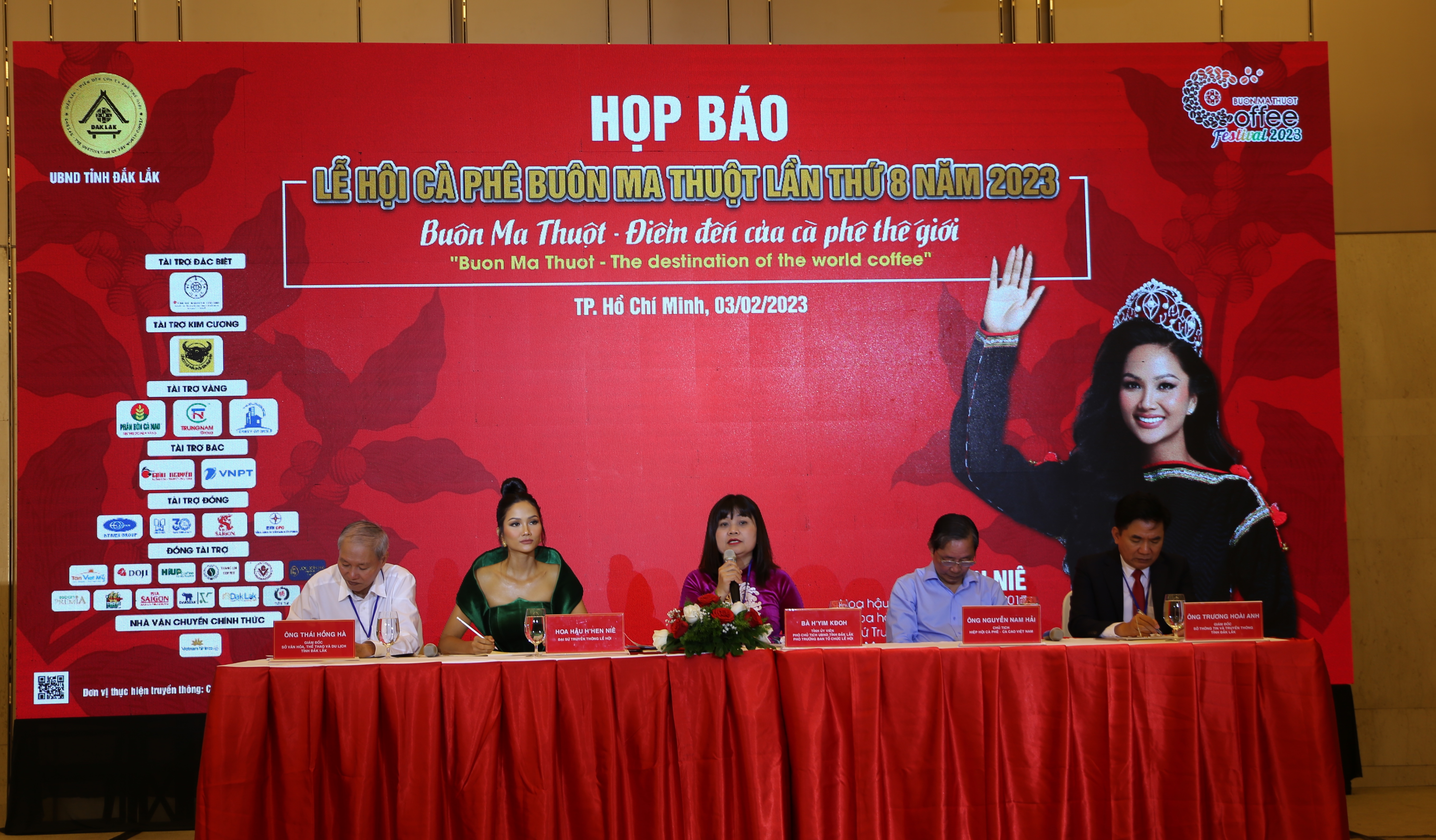 Tổ chức họp báo về Lễ hội Cà phê Buôn Ma Thuột lần thứ 8 năm 2023 tại ba địa phương