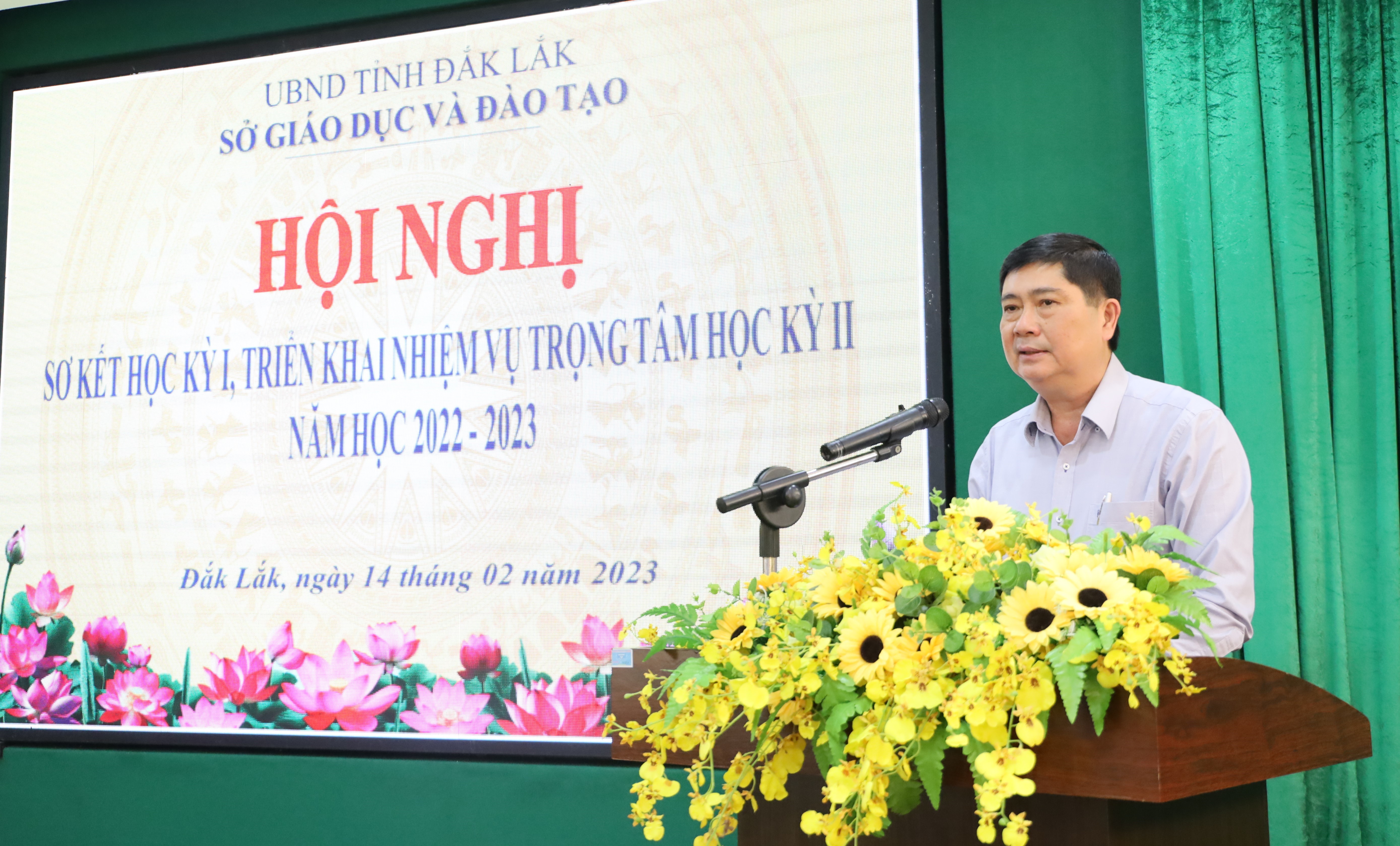 The preliminary conclusion of the first semester of the school year 2022-2023 in Dak Lak Province