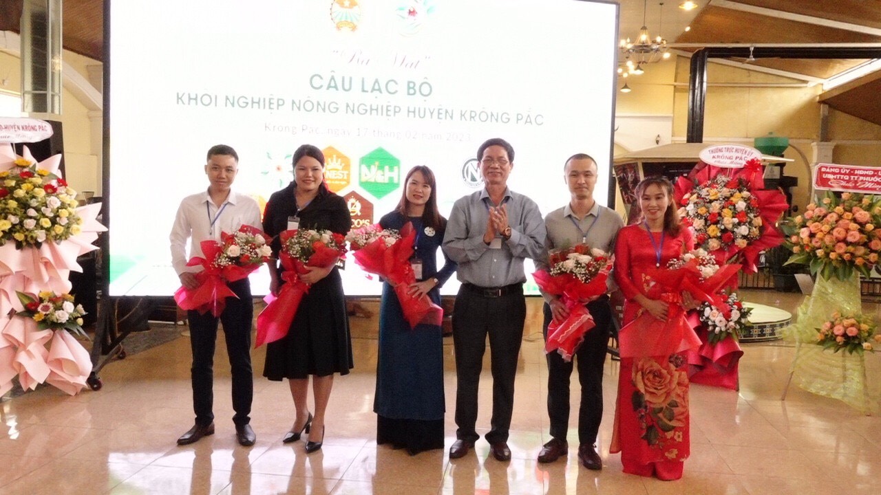 Ra mắt Câu lạc bộ khởi nghiệp nông nghiệp huyện Krông Pắc.